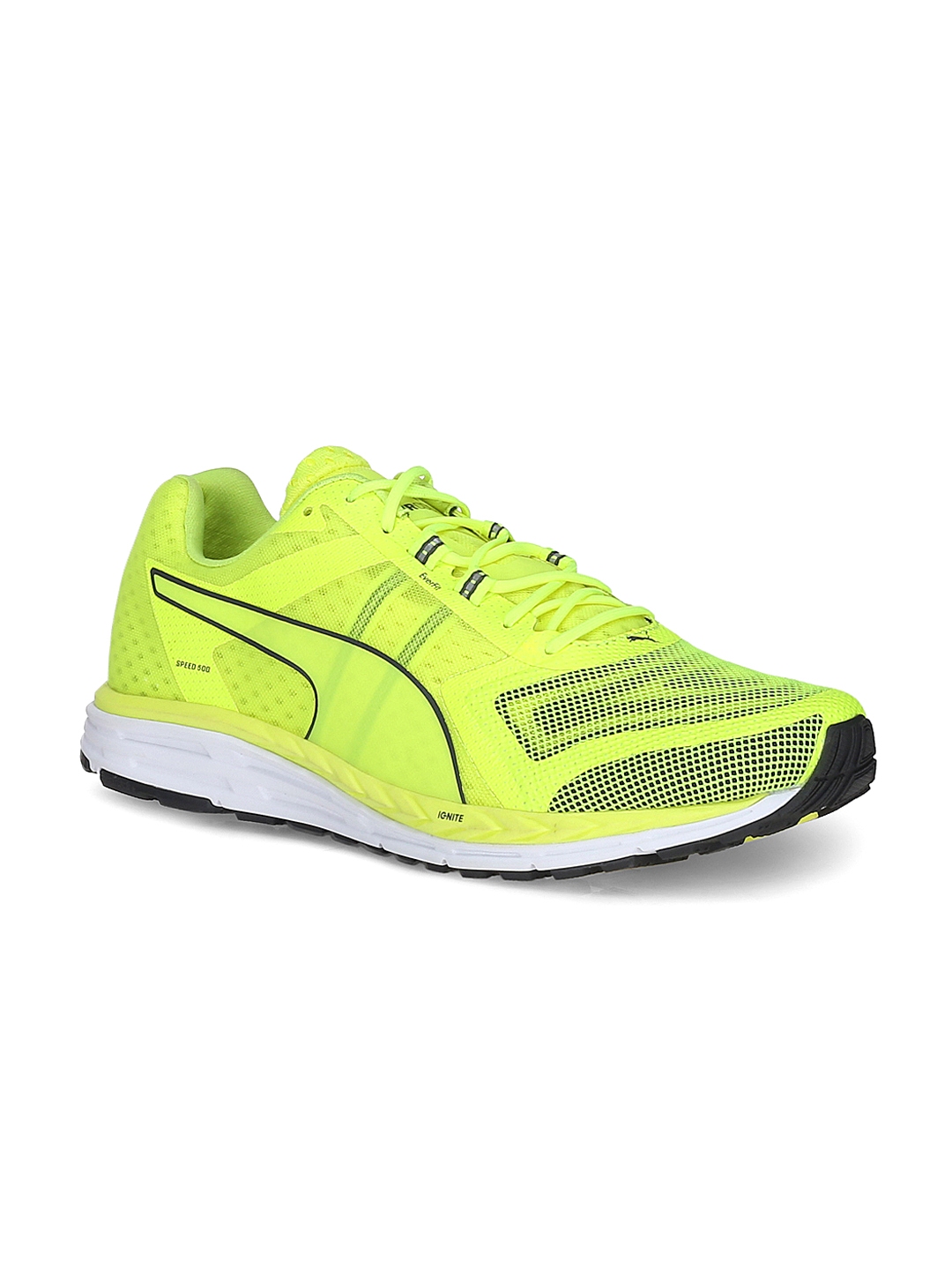 Buy Puma Men Lime Green Speed 500 IGNITE PWRCOOL Running Shoes - Sports ...