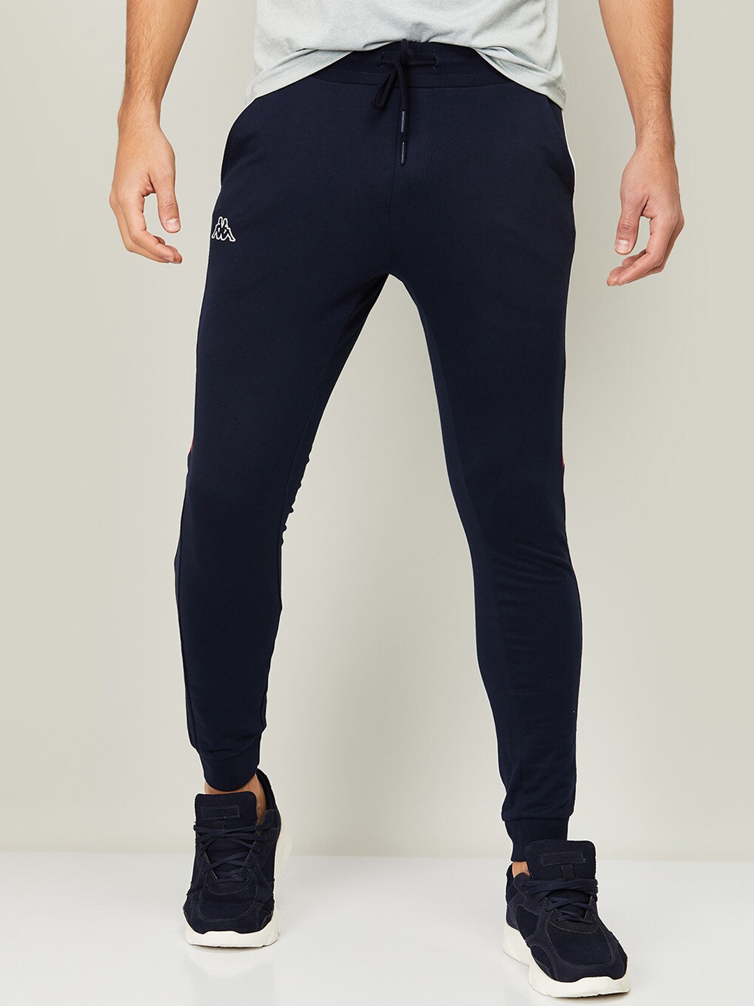 kappa navy blue joggers