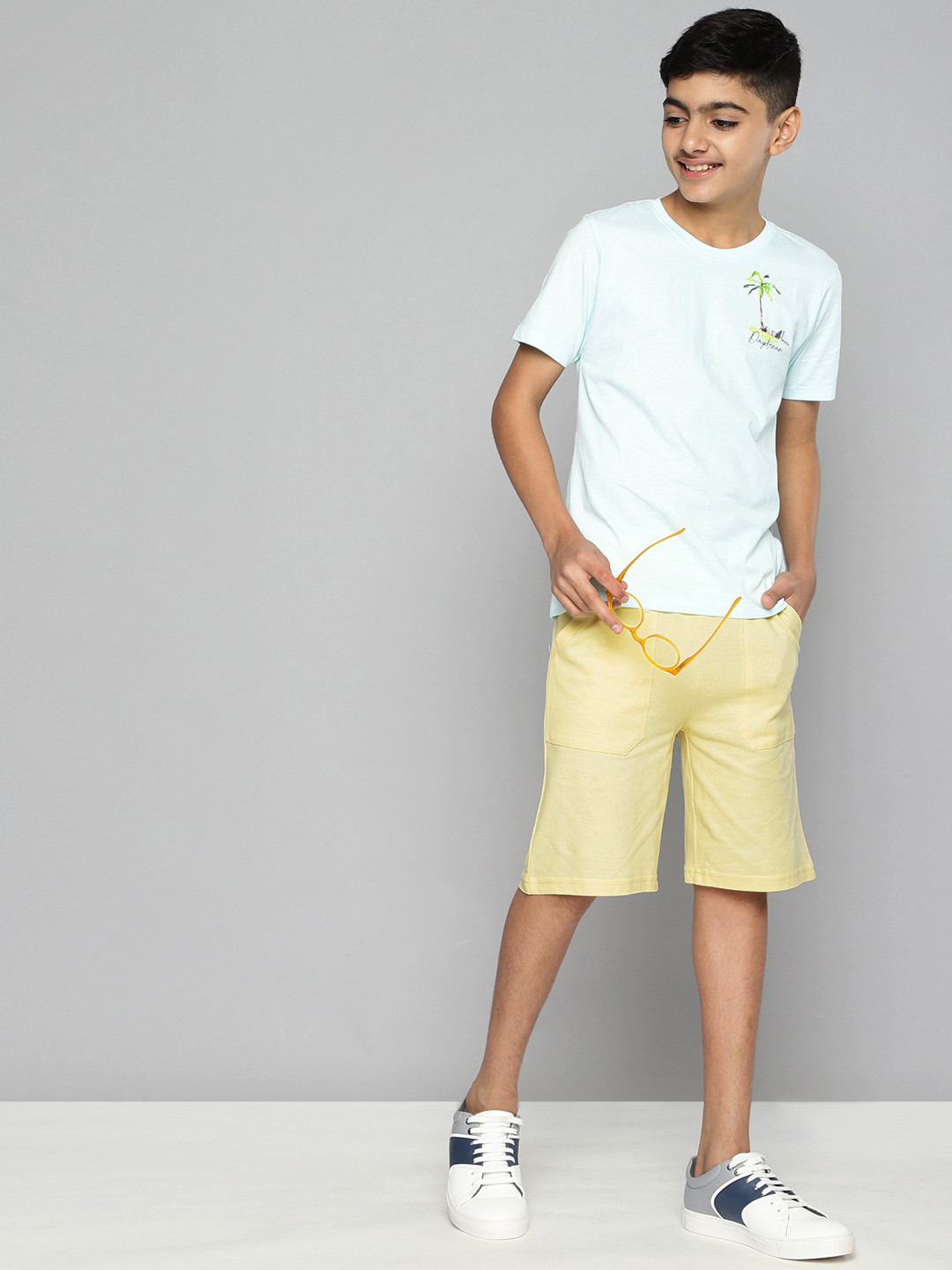 Buy M&H Juniors Boys Yellow Shorts Shorts for Boys 17595042 Myntra