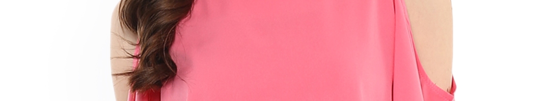 Buy Harpa Pink Cold Shoulder Top - Tops for Women 1760295 | Myntra