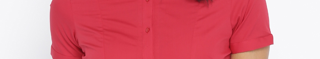 Buy Park Avenue Women Red Formal Shirt - Shirts for Women 1760542 | Myntra