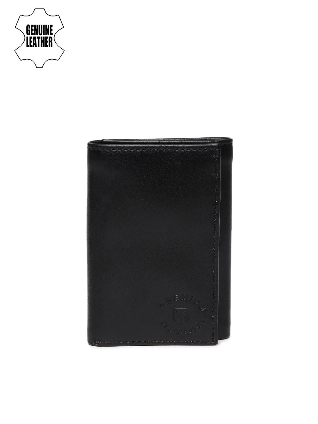 Buy Jack & Jones Men Black Genuine Leather Wallet Wallets for Men