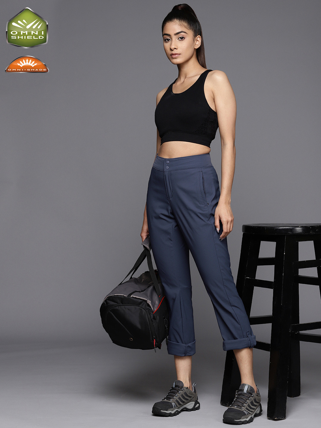 Jeans Slim 5 Poches Vert Kaki Femme | Cache Cache