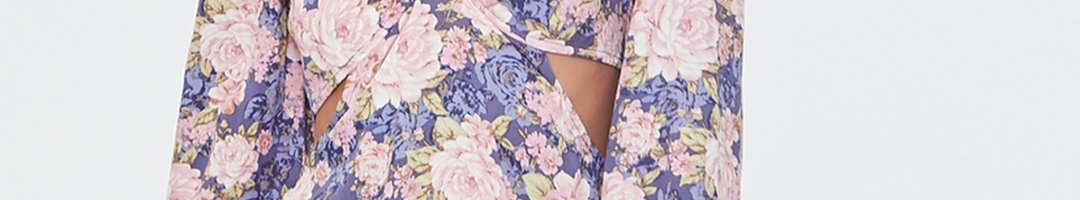 Buy FOREVER 21 Women Multicoloured Floral Print Bodycon Dress - Dresses ...