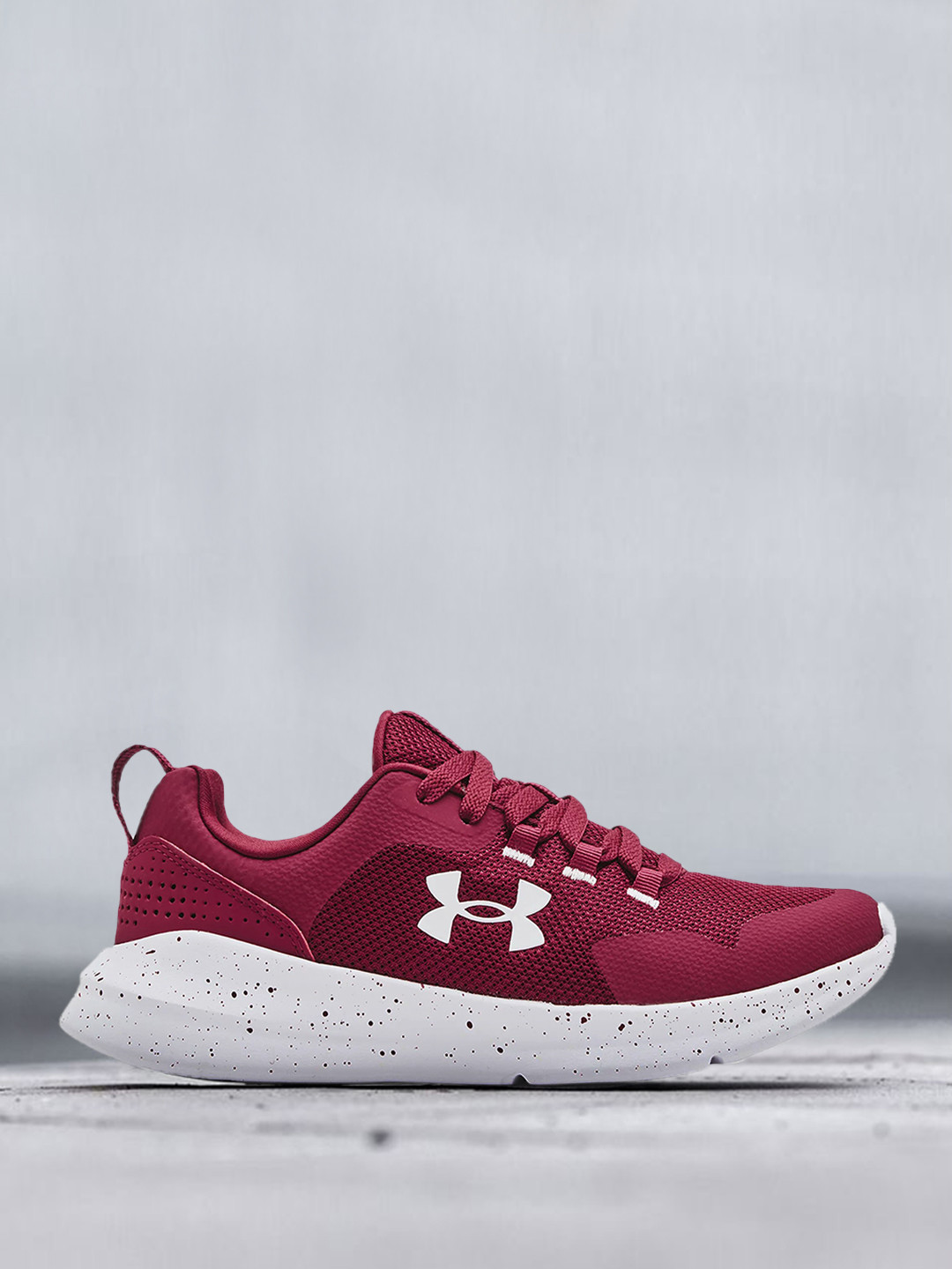 under armour pink running shoes