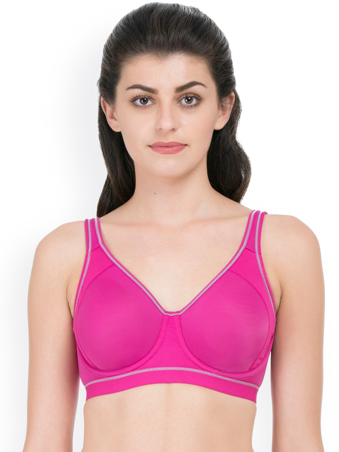 Buy Zelocity By Zivame Pink Sports Bra ZCZC618862EBTRT Bra for Women 1762507 Myntra