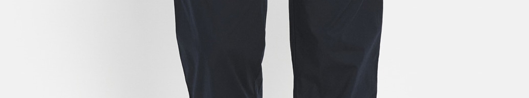 Buy Octave Men Navy Blue Solid Cotton Track Pants - Track Pants for Men ...