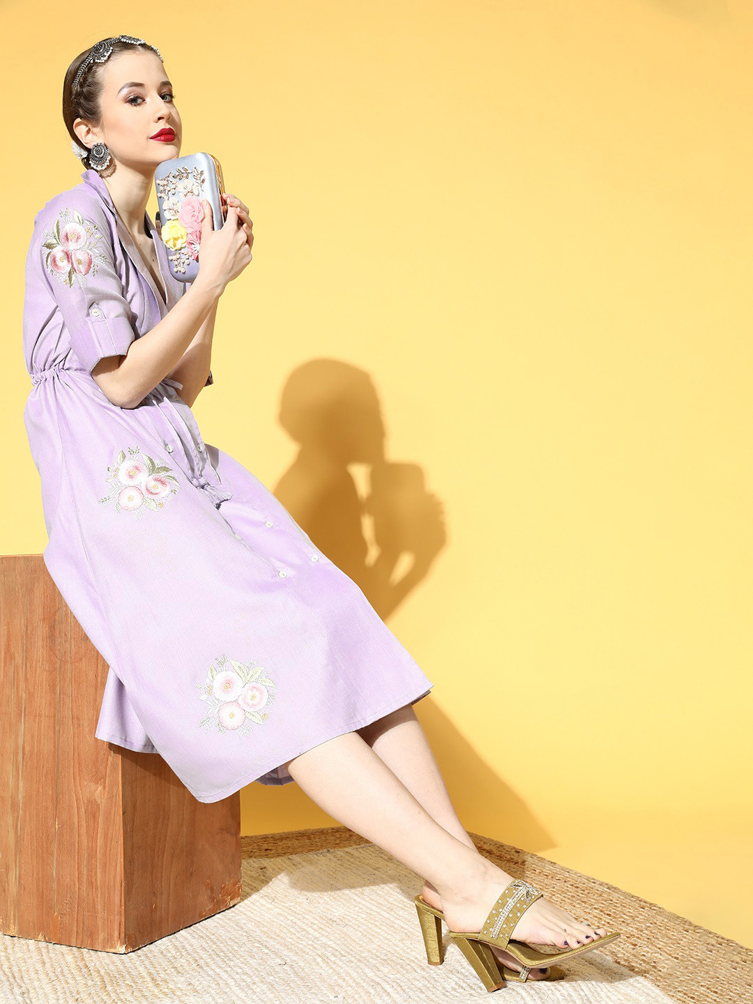 Sunset Sangria Flow Dress