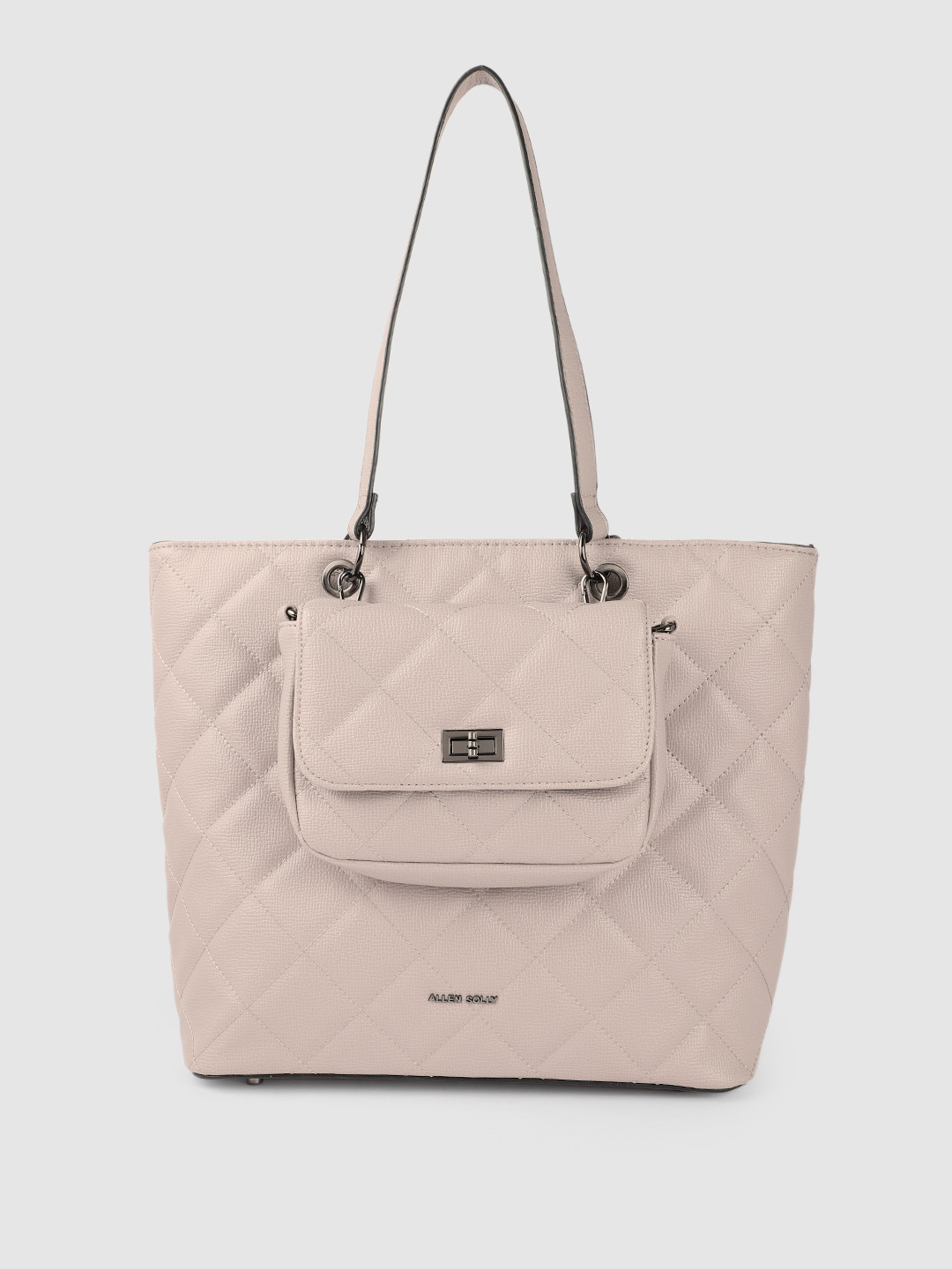 Buy Allen Solly Beige Quilted Shoulder Bag Handbags for Women