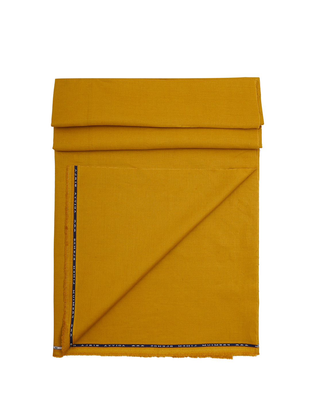 Buy CAVALLO By Linen Club Men Brown Linen Cotton Solid Clothing Fabric