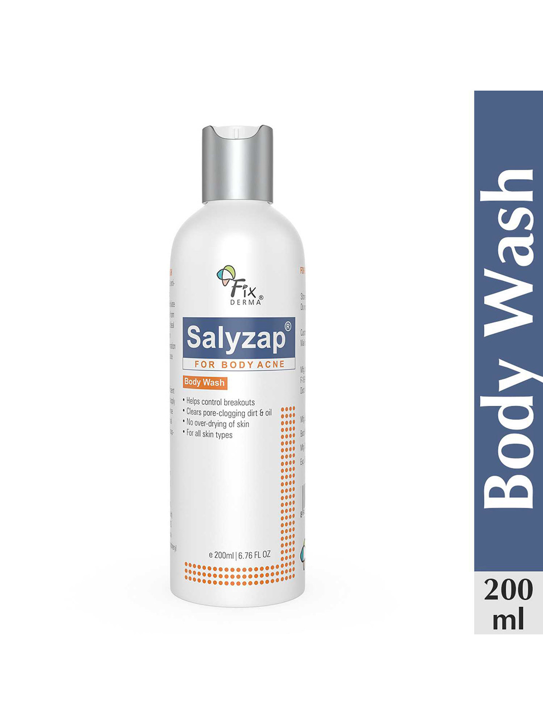 Buy FIXDERMA 2 Salicylic Acid Salyzap Body Wash For Back Upper Arms