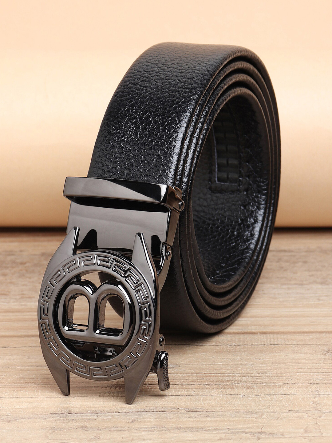Buy ZORO Men Black Textured PU Belt Belts for Men 17646566 Myntra