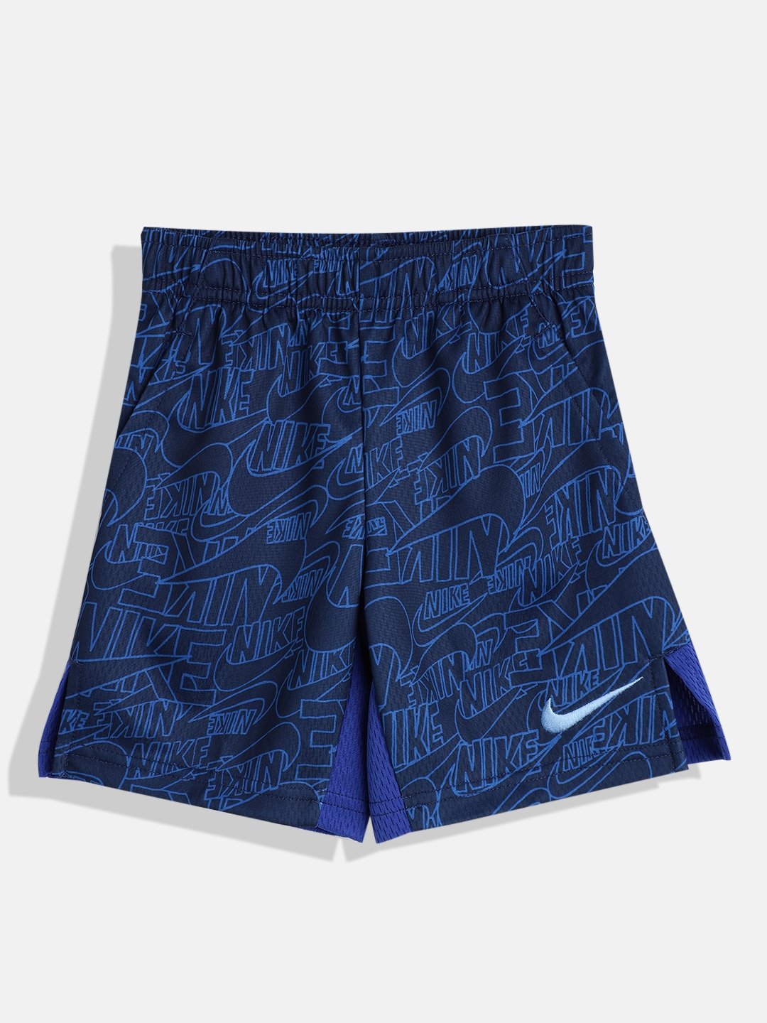 Buy Nike Boys Navy Blue Read Print Dri Fit Shorts - Shorts for Boys ...