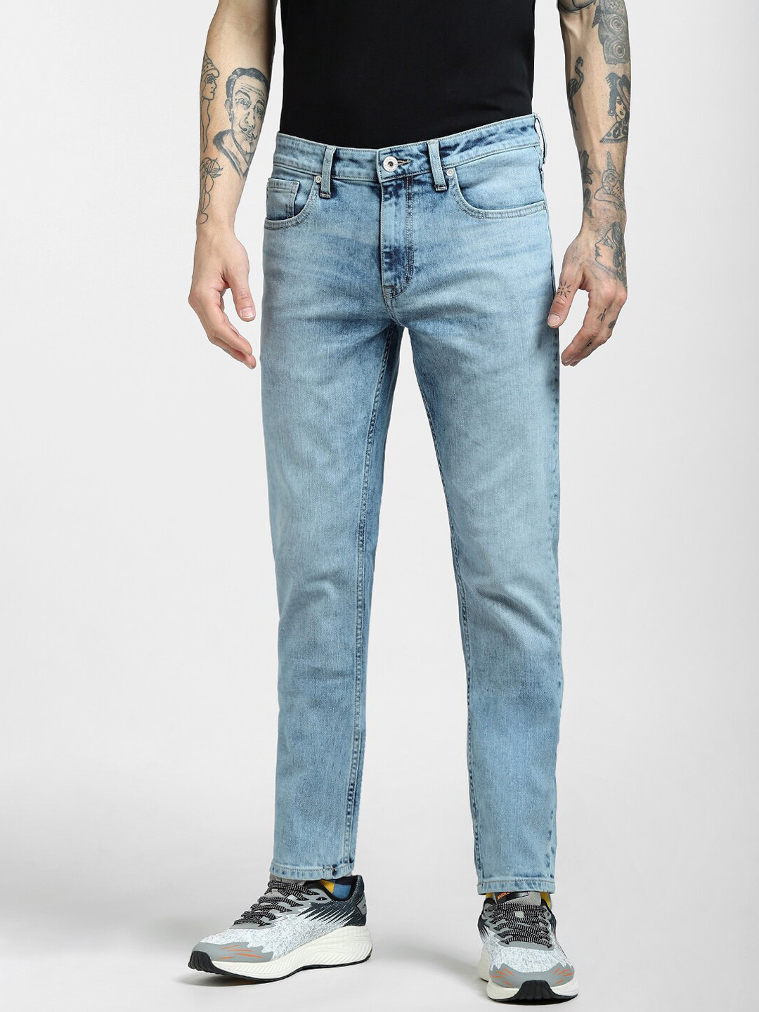 Buy Jack & Jones Men Blue Slim Fit Heavy Fade Jeans Jeans for Men