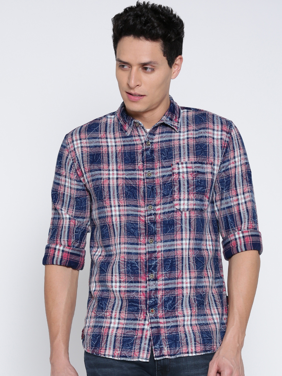 jack and jones checked shirt
