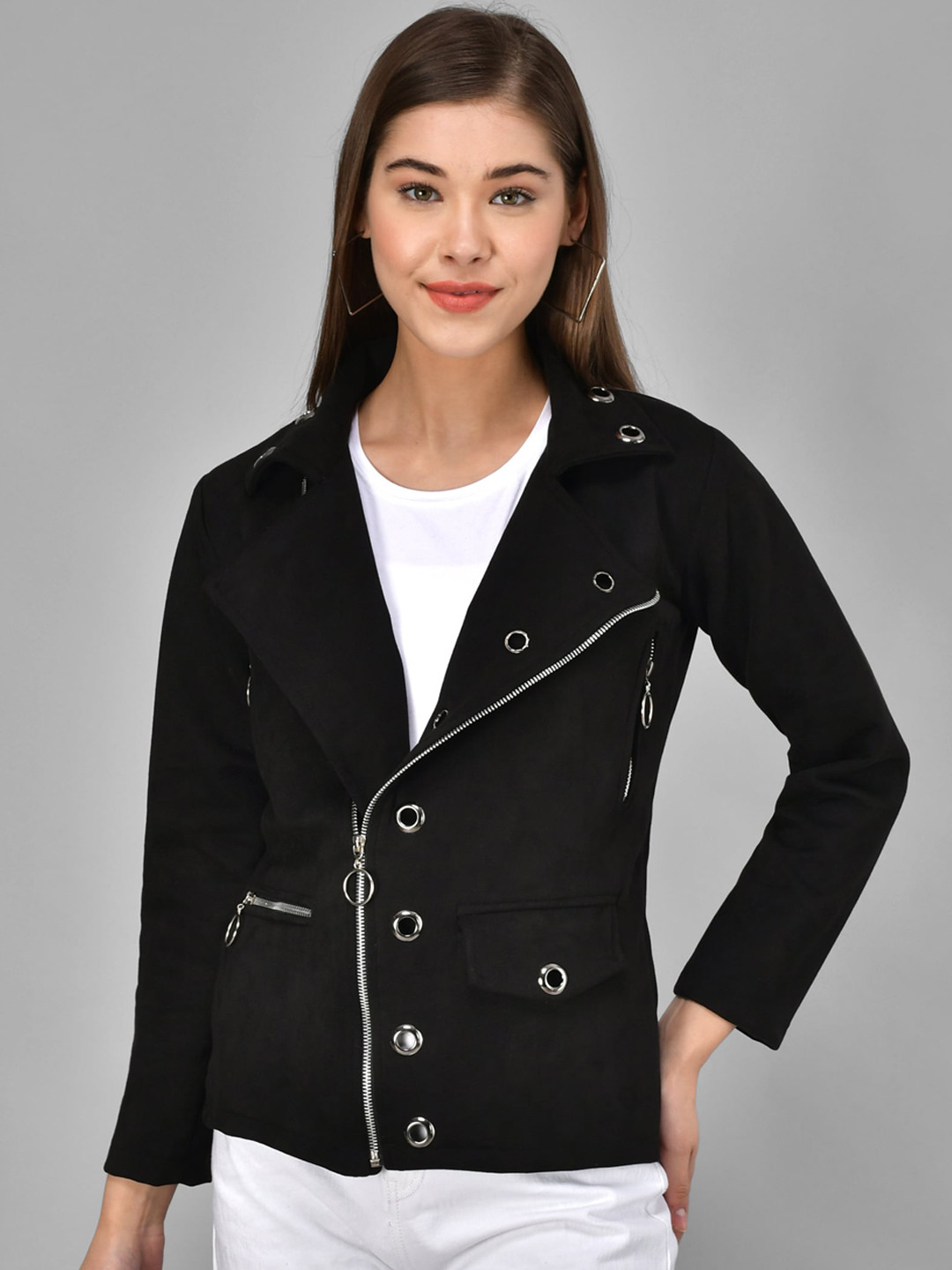 Buy Darzi Women Black Tailored Jacket Jackets for Women 17666214 Myntra