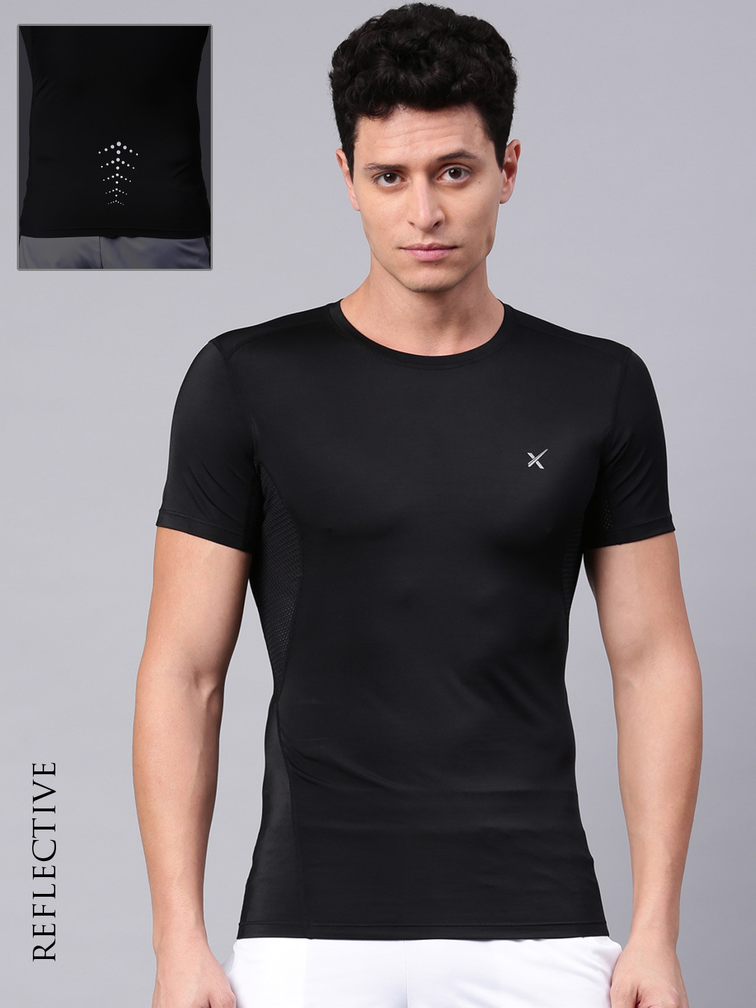 Buy HRX By Hrithik Roshan Men Black Solid Round Neck T Shirt Tshirts