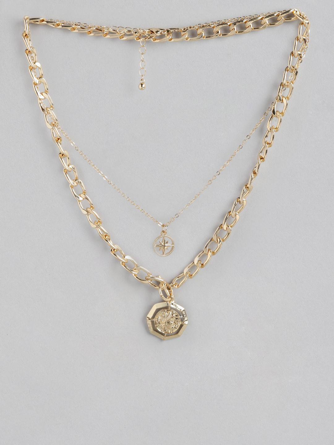 Buy 20Dresses Gold Toned Necklace Necklace And Chains for Women