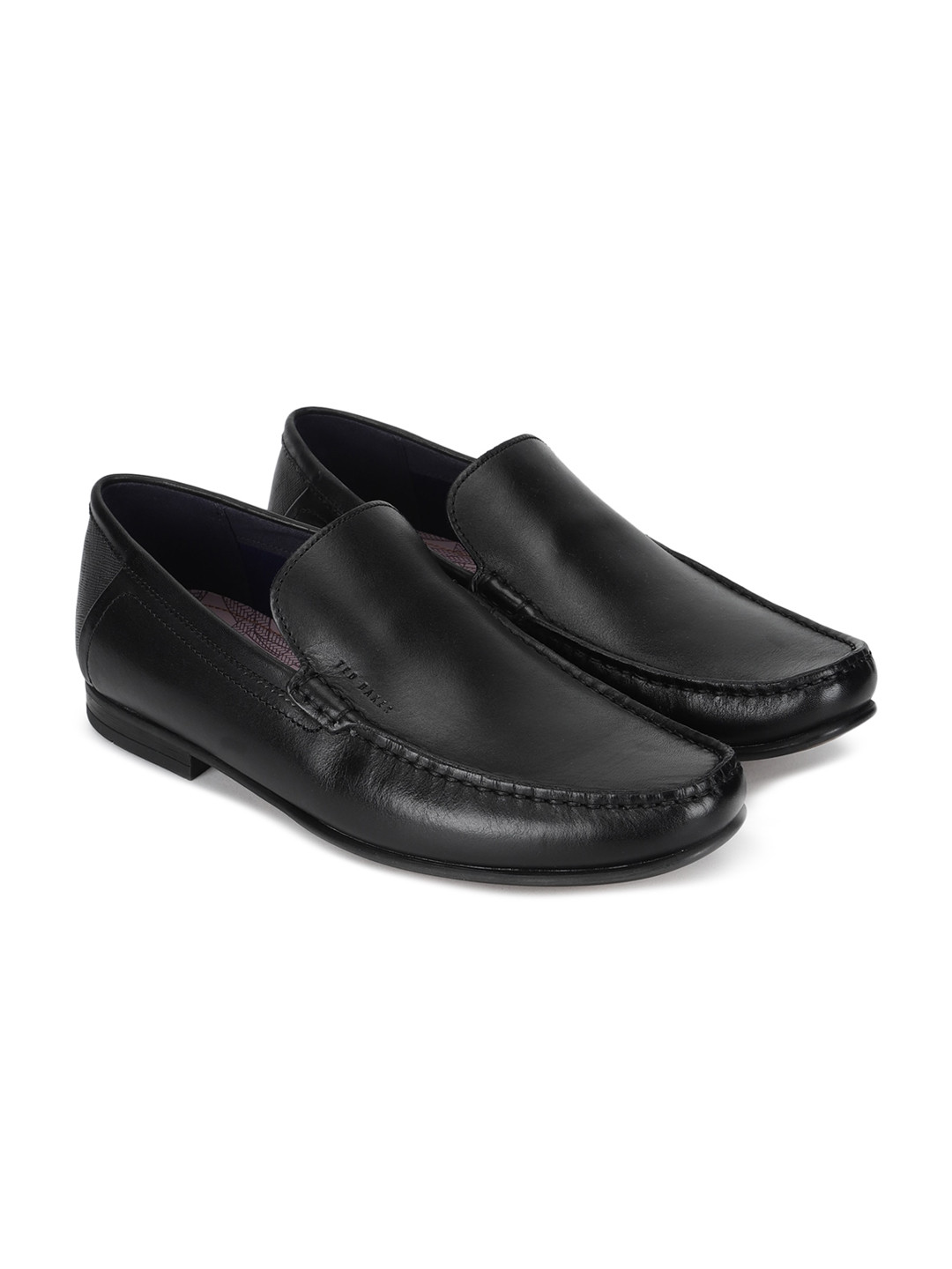 Buy Ted Baker Men Black Leather Loafers Casual Shoes for Men 17671680