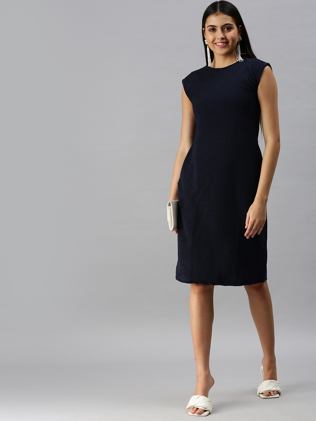 bodycon denim dress Halter Neck Mini navy blue prom dress lace Size:132cm/52” (for pants size 48”) Hunter Green Bridesmaid Dresses