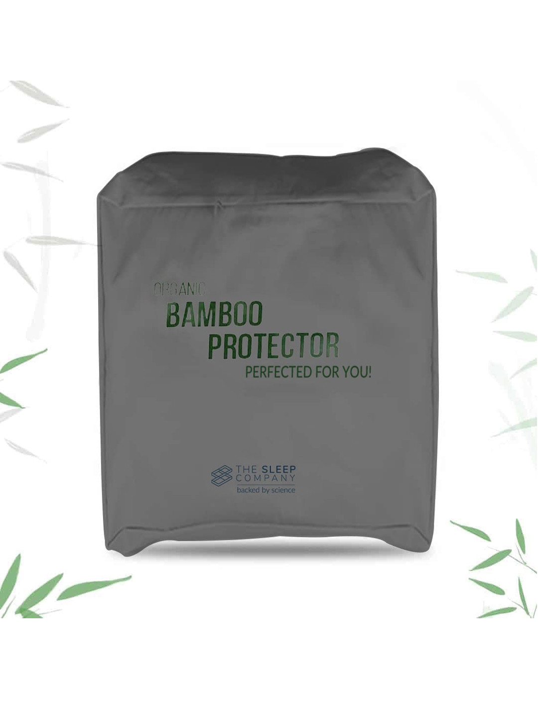 Buy THE SLEEP COMPANY Grey Solid Cotton Mattress Protector Mattress