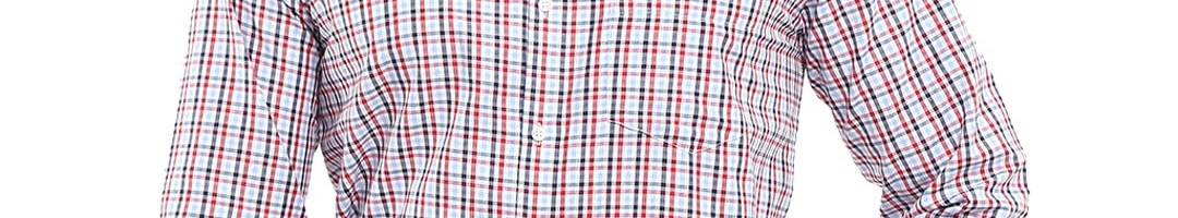 Buy V Mart Men Red Classic Checked Formal Shirt - Shirts for Men ...