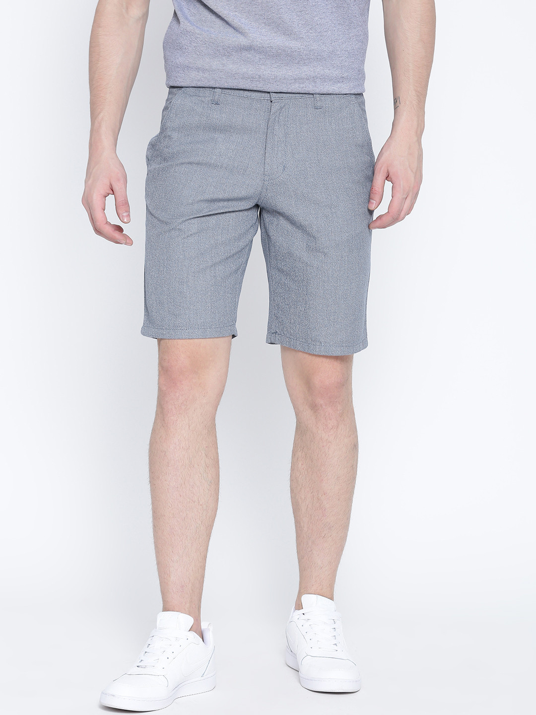 Buy American Crew Men Blue Solid Shorts Shorts for Men 1768098 Myntra