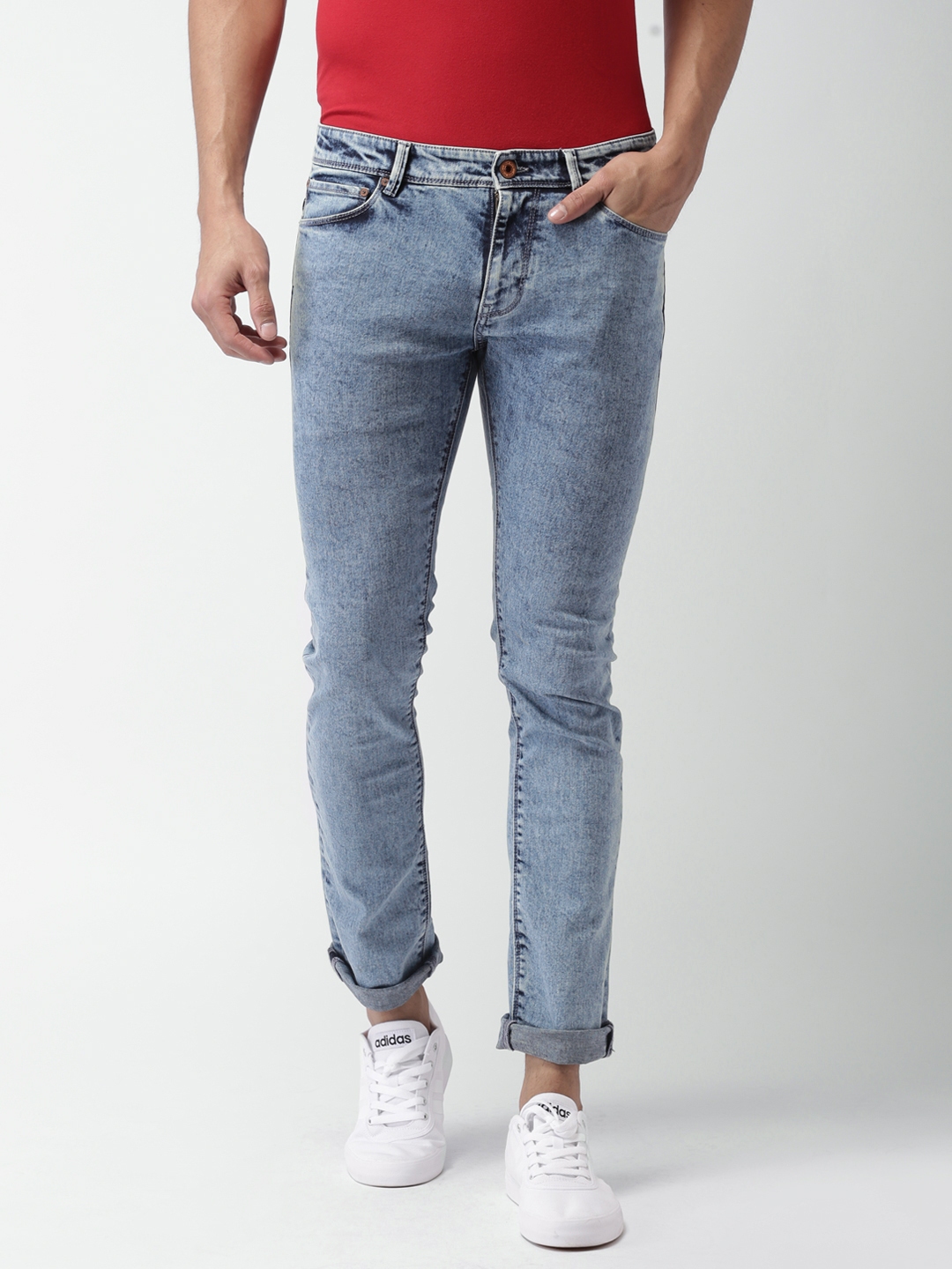 Buy Celio Men Blue Slim Fit Jeans - Jeans for Men 1768172 | Myntra