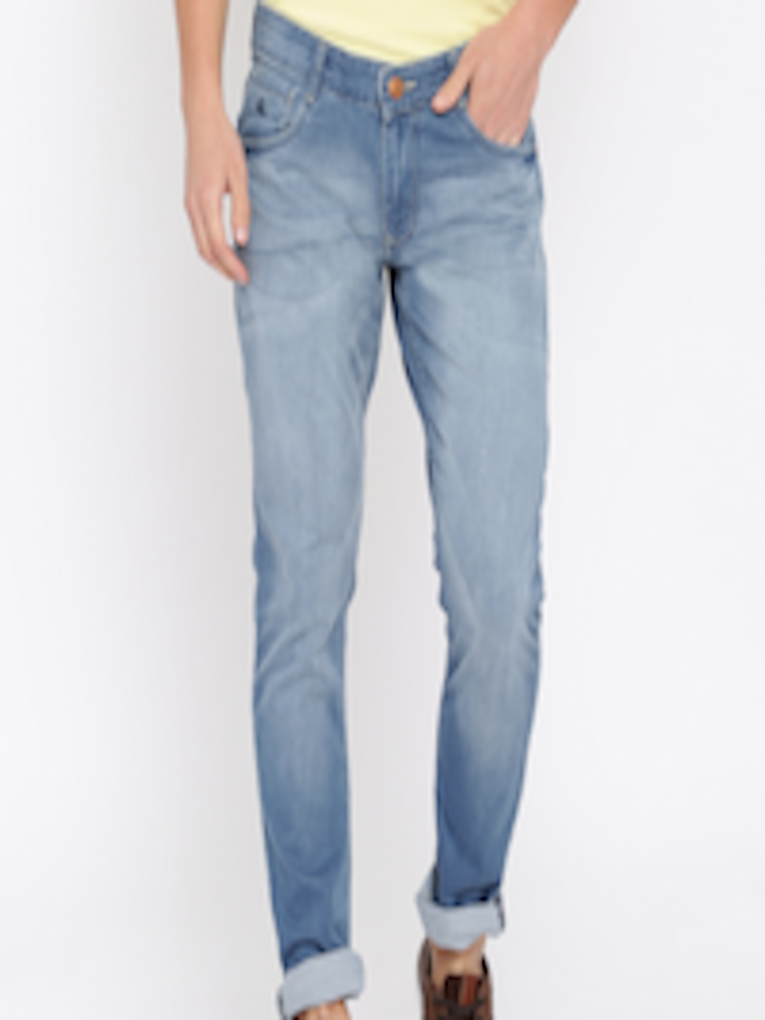 Buy Parx Men Blue Skinny Fit Mid Rise Clean Look Jeans - Jeans for Men ...