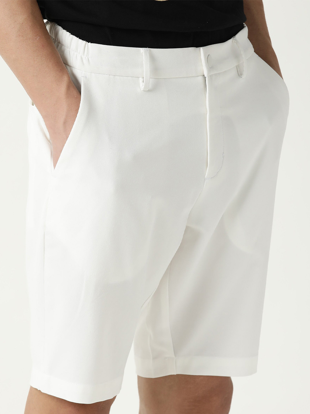 Buy RARE RABBIT Men White Slim Fit Shorts - Shorts for Men 17698060 ...