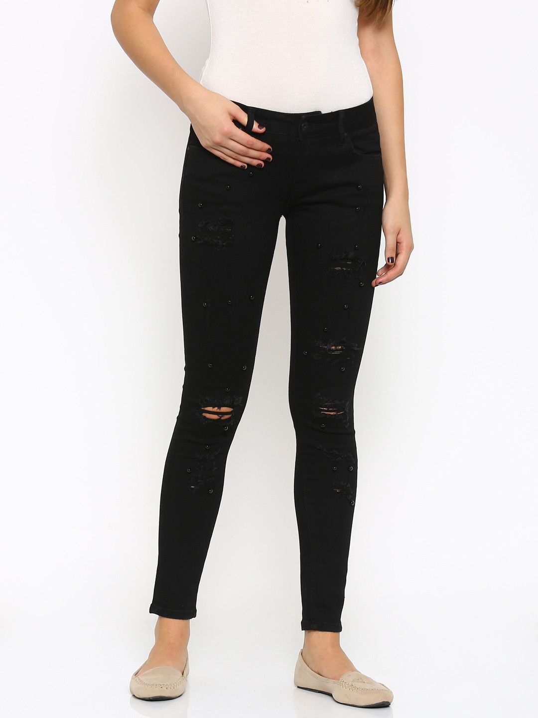 Buy Deal Jeans Women Black Skinny Fit Jeans Jeans for Women 1769831 Myntra