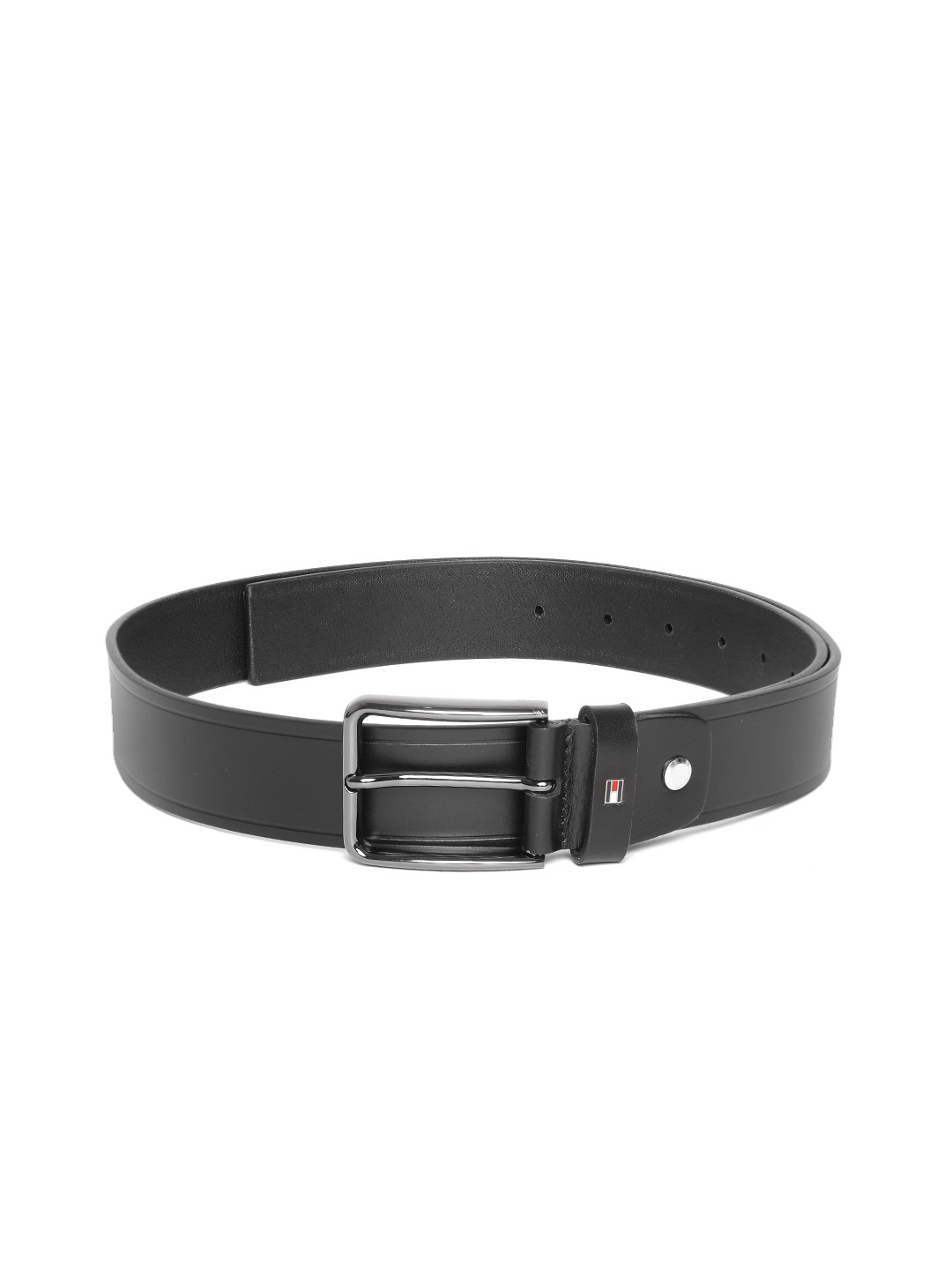 Buy Tommy Hilfiger Men Black Leather Belt Belts for Men 17698932 Myntra