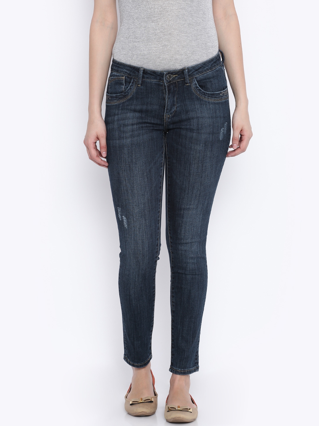 Buy Deal Jeans Women Blue Skinny Fit Jeans - Jeans for Women 1769903 ...