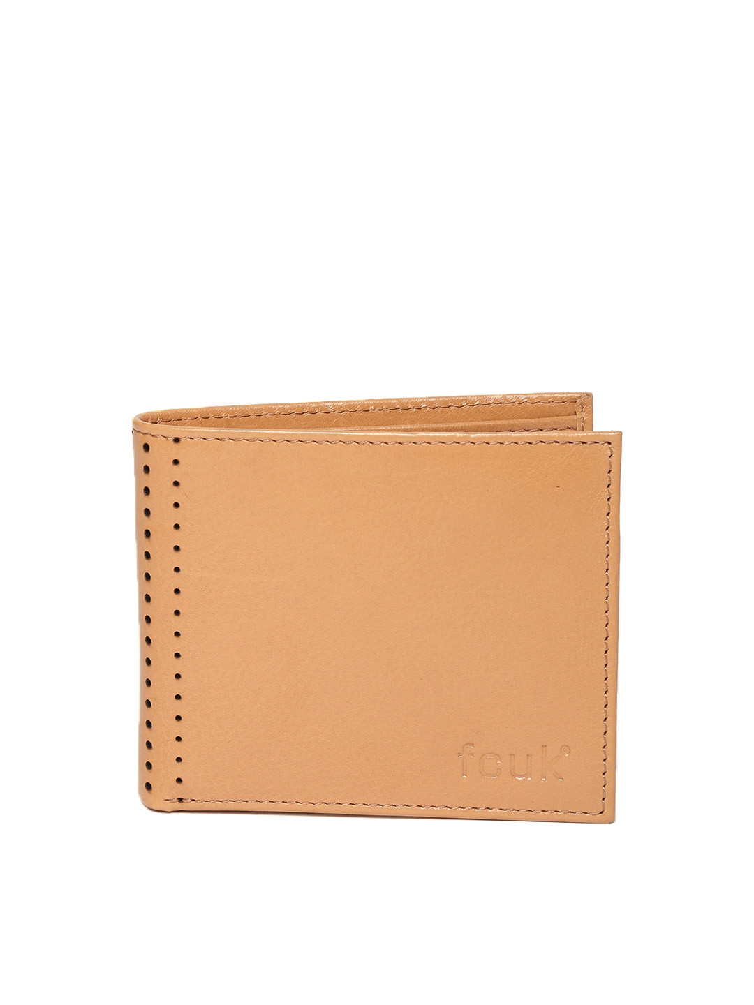 Buy French Connection Men Tan Brown Leather Wallet - Wallets for Men ...