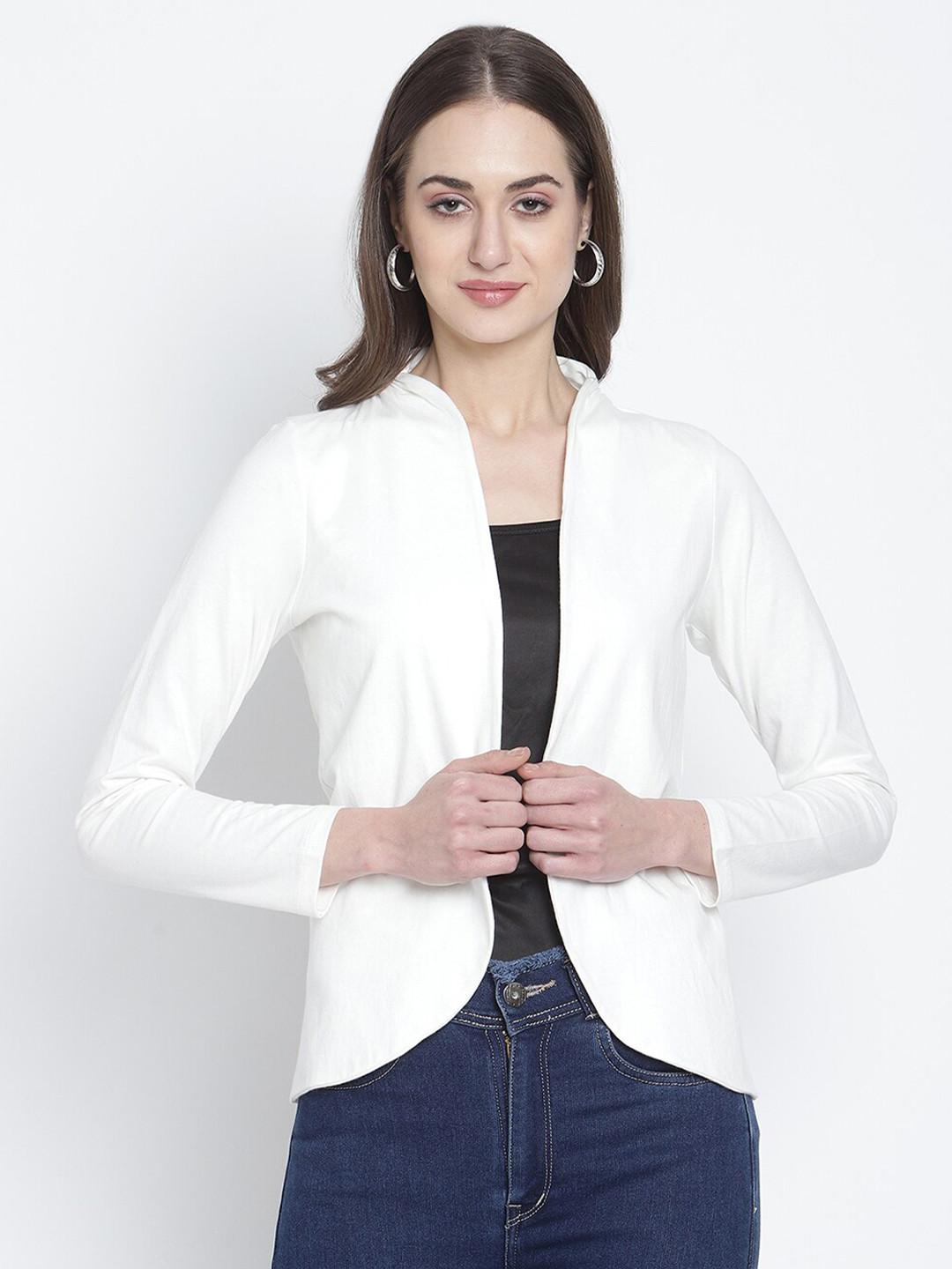 Buy Rute Women White Cotton Shrug Shrug for Women 17708172 Myntra