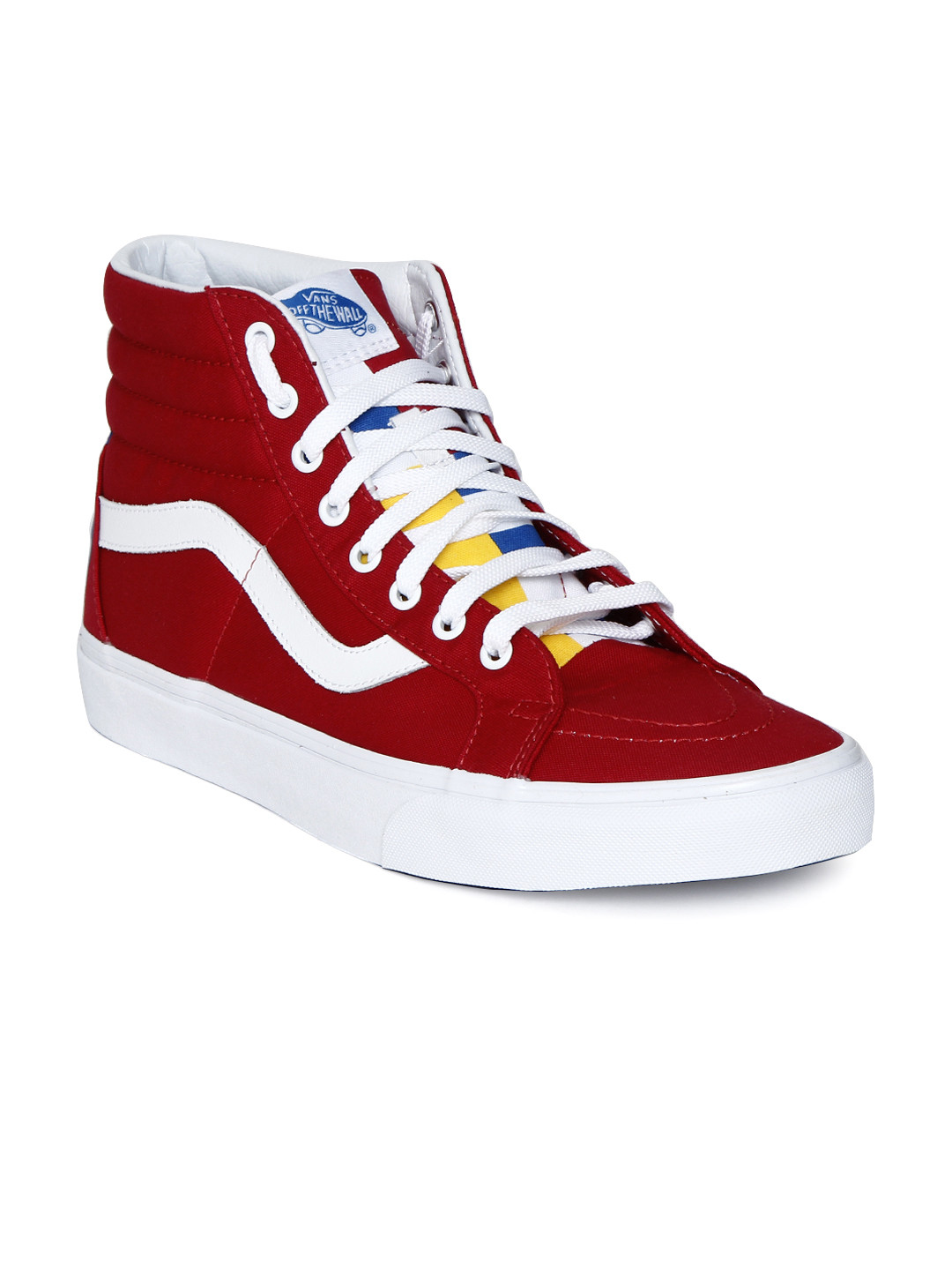 Buy Vans Unisex Red High Top Sneakers Casual Shoes for Unisex 1772946