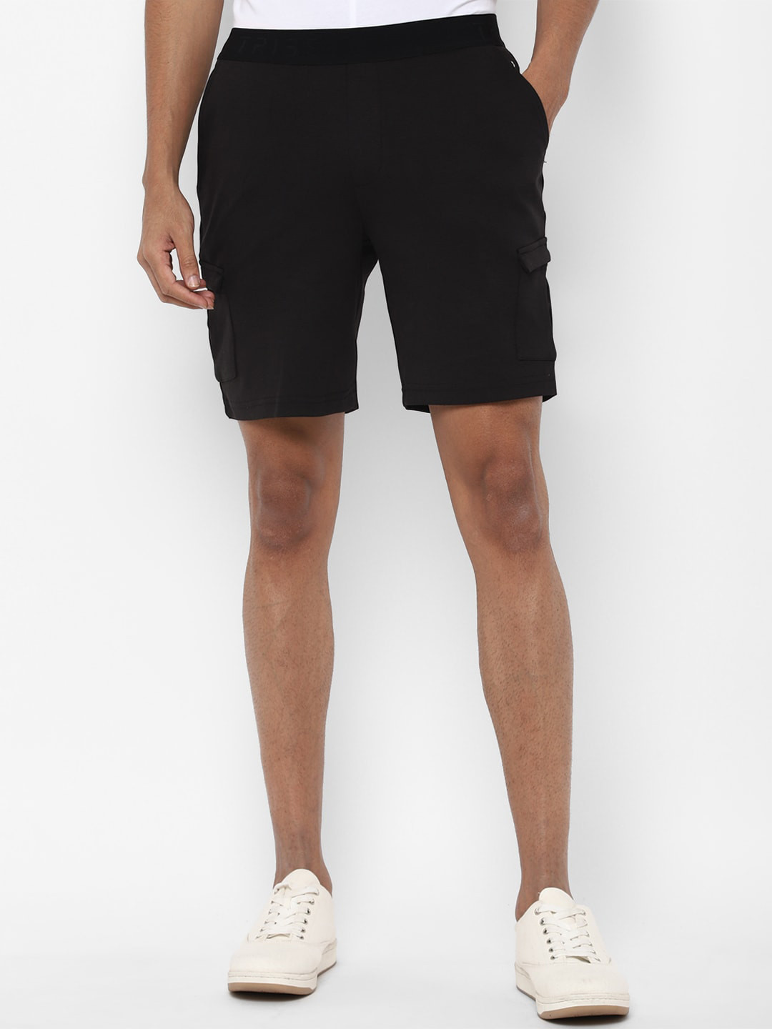 Buy Allen Solly Tribe Men Black Slim Fit Shorts Shorts for Men