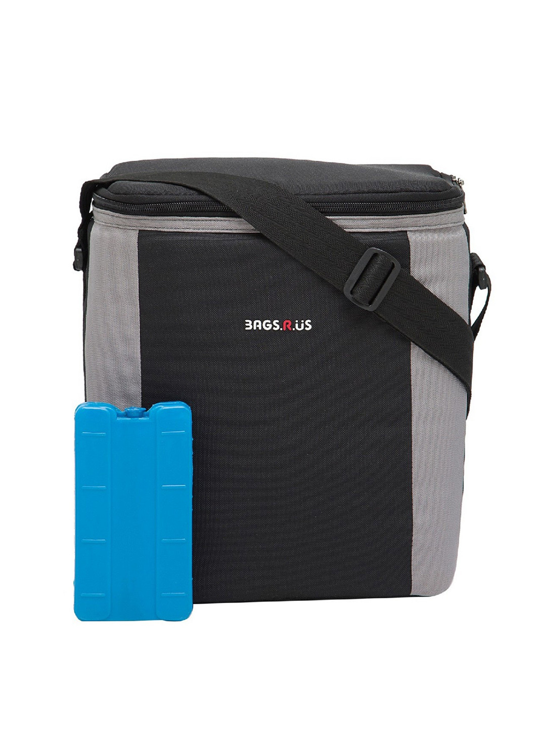 Buy Bags.R.us Black Insulated Chiller Lunch Bag With Free Ice Pack