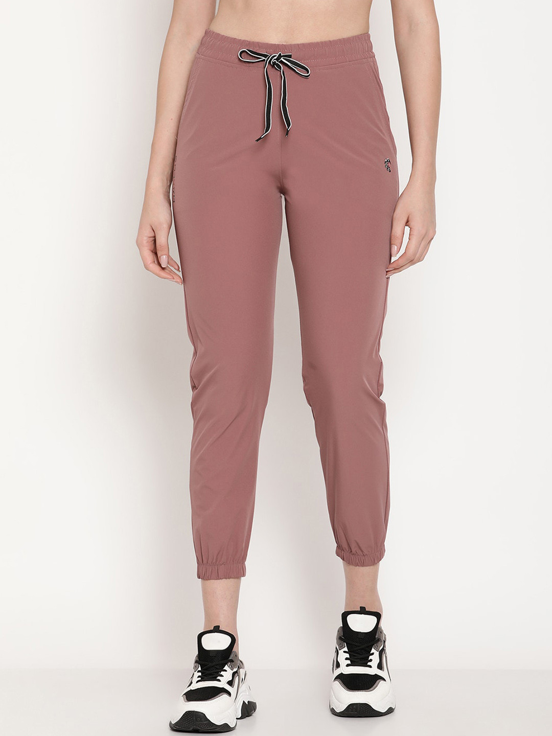 Buy Gallus Women Pink Solid Stretchable Track Pants Track Pants for