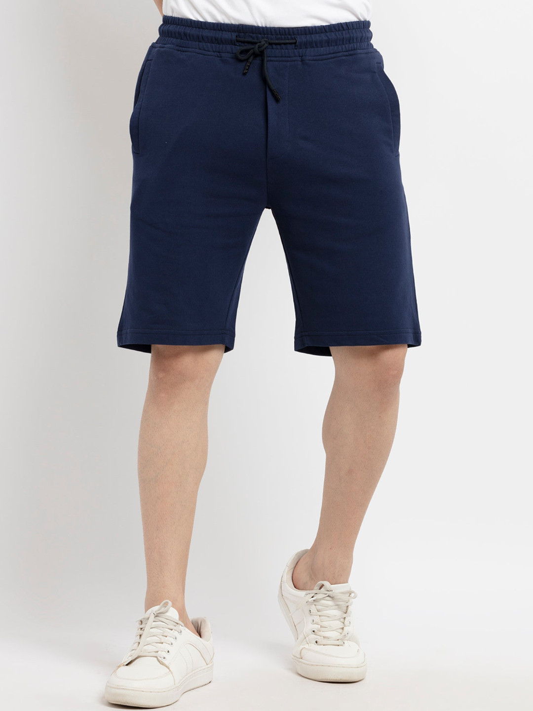 Buy Status Quo Men Navy Blue Cotton Shorts Shorts for Men 17751646