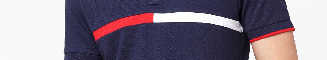 Buy Celio Men Navy Blue Polo Collar T Shirt - Tshirts for Men 17752804 ...