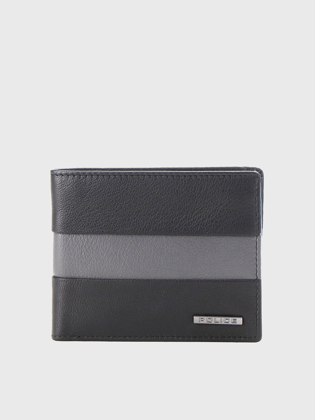 Buy Police Men Black Leather Two Fold Wallet Wallets for Men 17754282