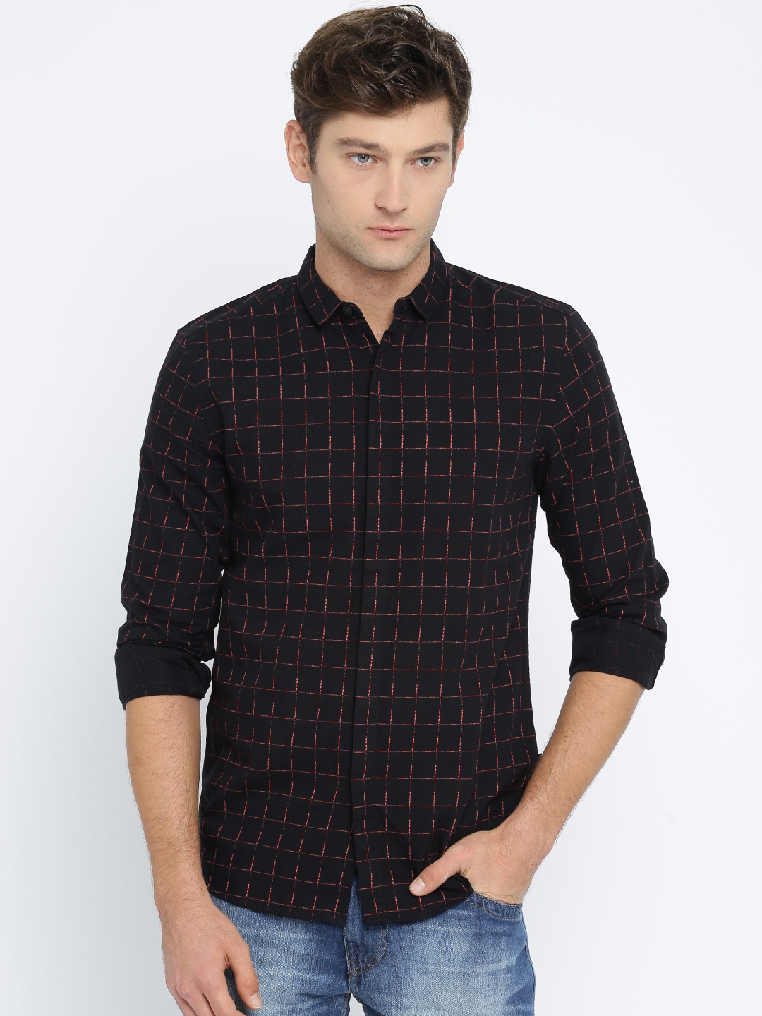 jack and jones checked shirt