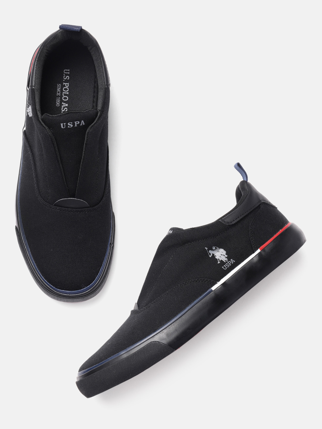 us polo slip on shoes