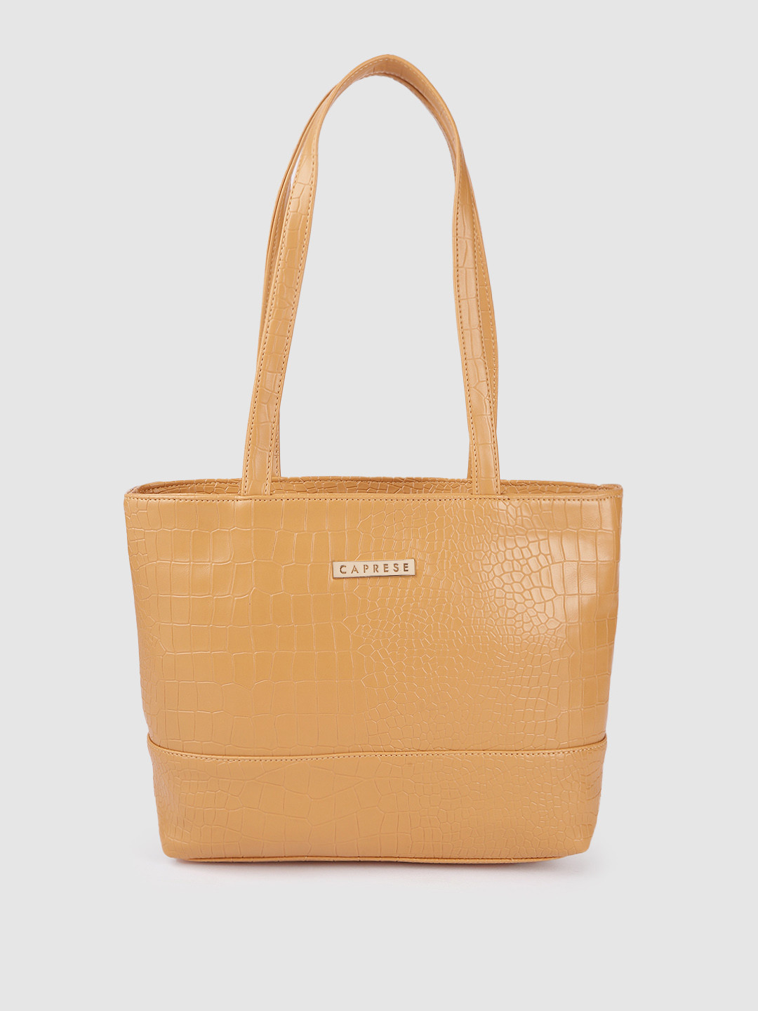 Buy Caprese Light Brown Textured Shoulder Bag Handbags for Women