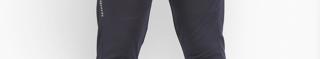 Buy HPS Sports Men Navy Blue Solid Slim Fit Track Pants - Track Pants ...