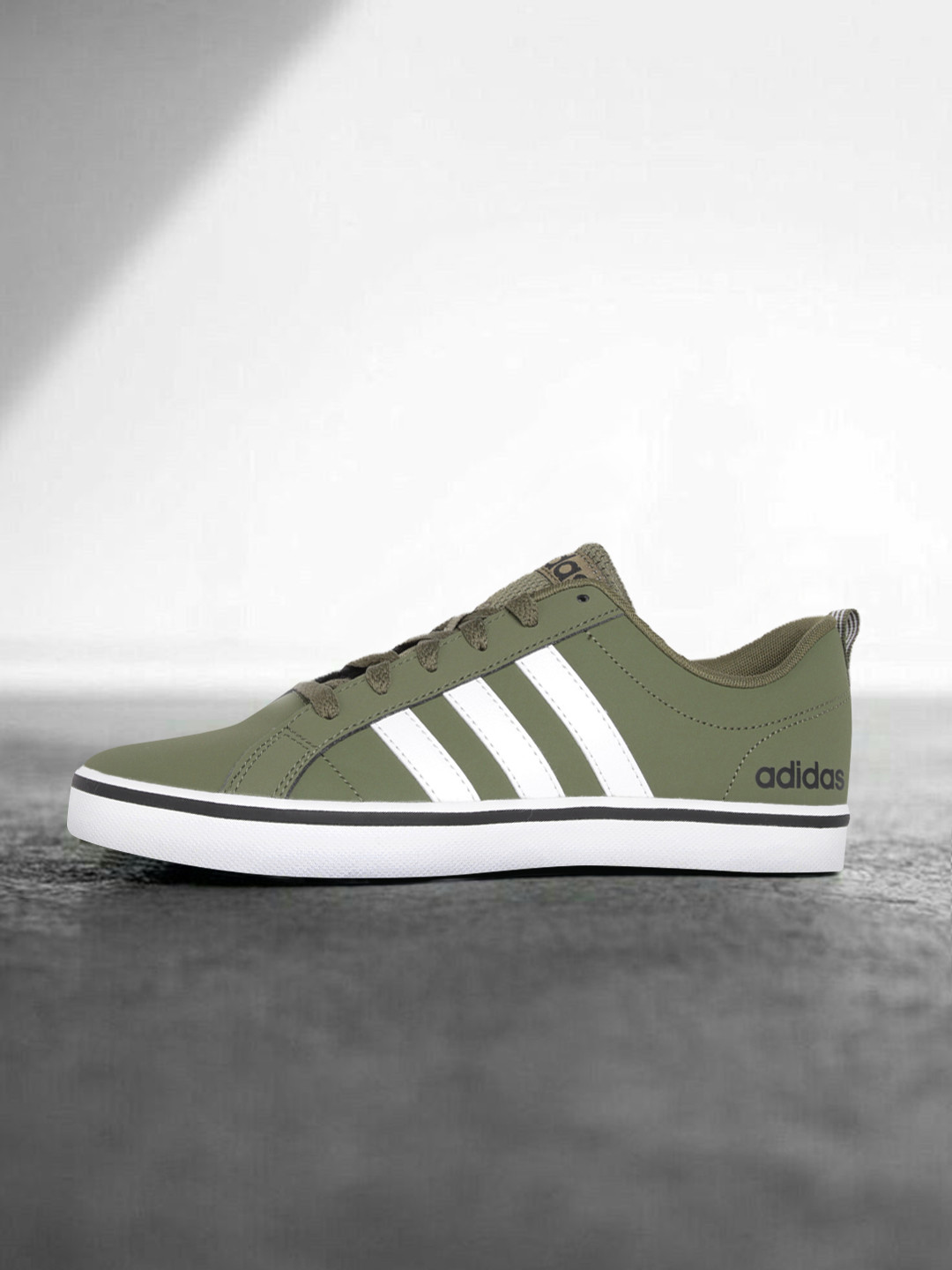 Buy ADIDAS Men Olive Green & White VS Pace Skateboarding Shoes Sports