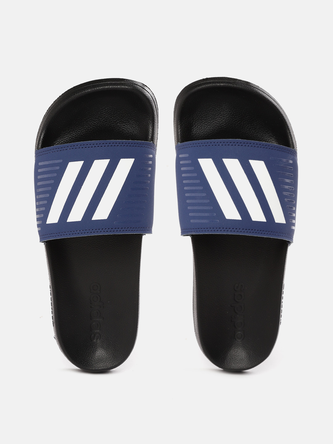 Mens adidas Adissage Velcro Comfort Footbed Flip Flop Massage Sandals | eBay