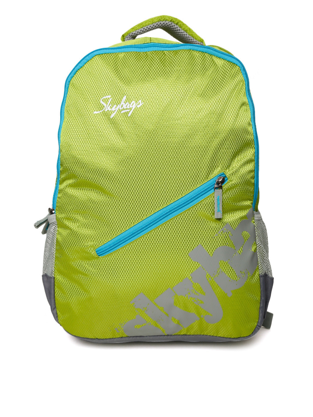 Buy Skybags Unisex Lime Green Footloose Colt Plus 01 Textured Backpack