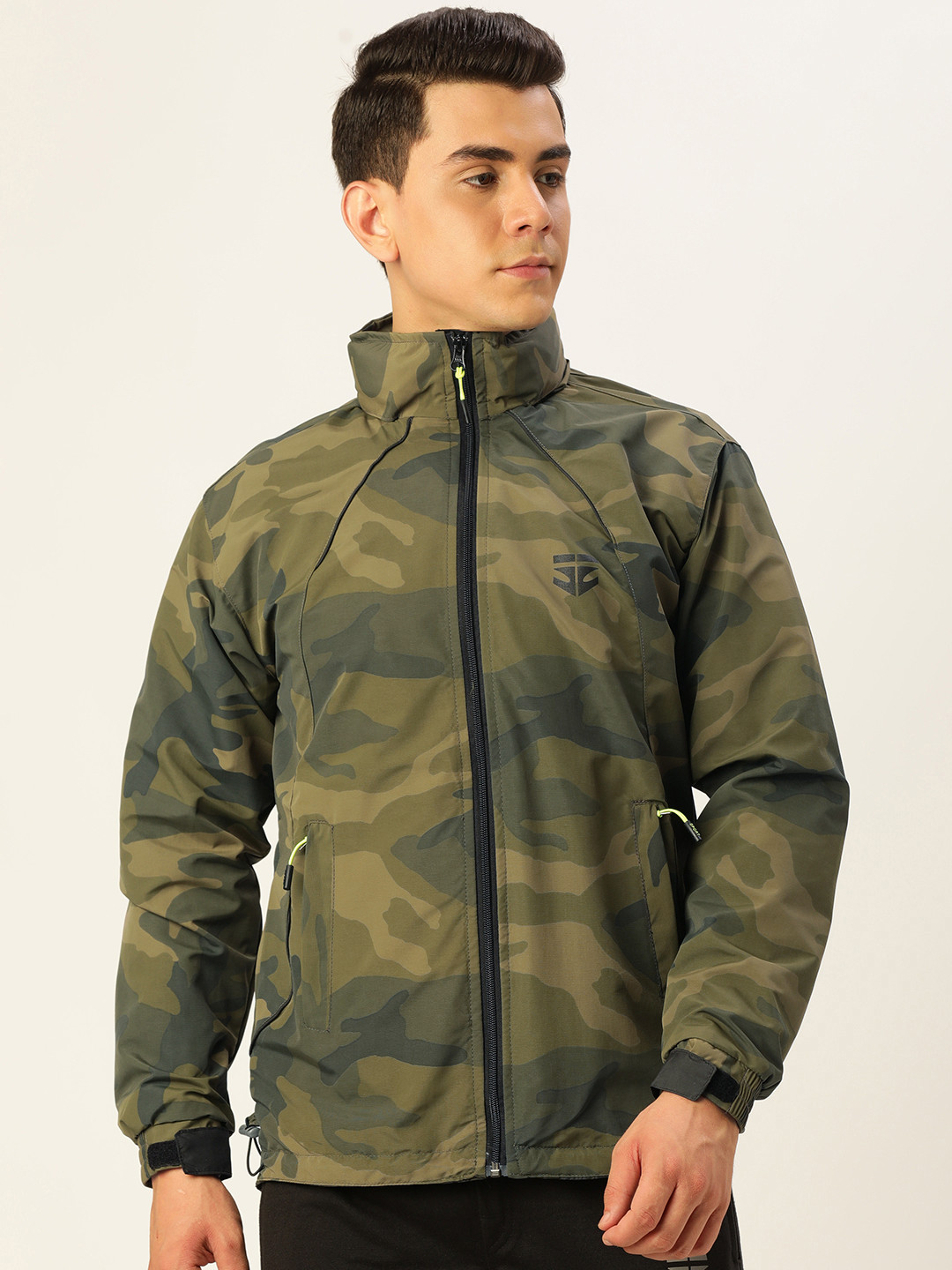 Buy Sports52 Wear Men Green Designer Rain Jacket Rain Jacket for Men